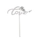 thumbnail image 2 of Accesorios para Pastel Baoblaze Glitter Love Toppers para boda plata, 2 of 8