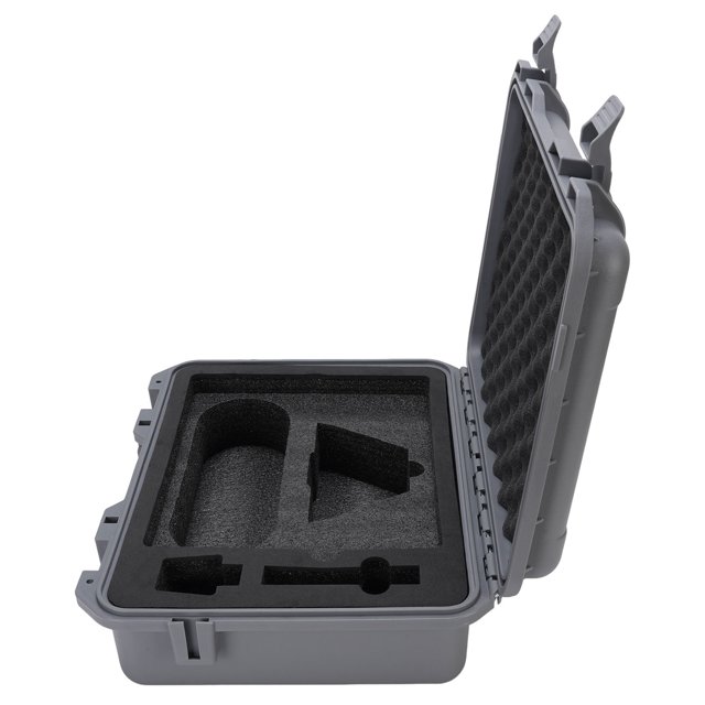 Satellite Dish Storage Box, Shockproof Ergonomic Handle Hard Carry Case for Mini Dish Waterproofing Rubber Seal Anti Dust for RV Yacht Car SUV