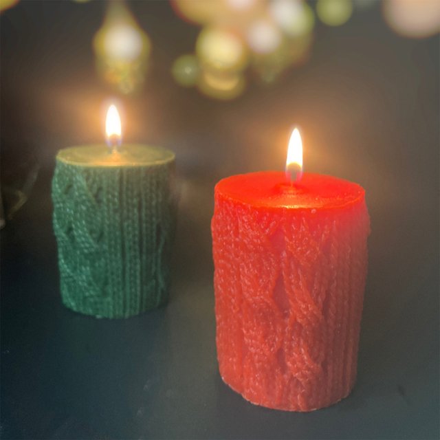 Vela Navideña Ganfancp Aroma Creativas Fragancias Regalo de Navidad Cumpleaños Decoración Navideña 1X Vela