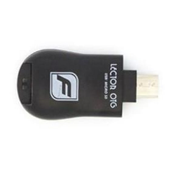 LECTOR OTG / USB / TARJETA SD / MICRO SD Fussion Acustic CHCR-2001BK