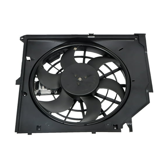 Genrics Radiator Cooling Fan Assembly Replacement for 2000-2005 BMW E46 325i 328i 330i