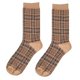 thumbnail image 3 of Style 1 Calcetines gruesos y cálidos de otoño para mujer, medias de tubo Harajuku con patrón de cuadros Argyle a rayas geométricas de estilo universitario japonés, 3 of 5