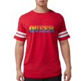 thumbnail image 1 of CafePress - RETRO Queer_TR - Mens Football Shirt, 1 of 4
