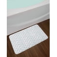 thumbnail image 2 of Flamingo Bath Mat, Pale Color Abstract Coconut Palm Tree Silhouettes Retro Pink Birds, Plush Bathroom Decor Mat with Non Slip Backing, 29.5" X 17.5", Mint Green Pale Pink, by Ambesonne, 2 of 2