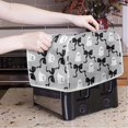 thumbnail image 2 of Yuyamidu Ghost Bow 2 Slice Toaster Cover Stain Resistant Bread Maker Dust Cover Wide Slot Kitchen Small Appliance Protective Cover Anti Smudge Halloween Kitchen Decor, 2 of 7