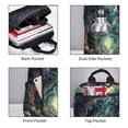 thumbnail image 3 of Balery Enchanted Forest Skull Path Mochila ligera para hombre y mujer: duradera e impermeable, ideal para la escuela, el trabajo, viajes y uso diario., 3 of 7