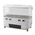 thumbnail image 2 of Cereal Grain Dispenser,Rice Dispenser Grain Pail Kitchen Rice Storage Bucket Rice Storage Box Dispenser True Excellence, 2 of 8
