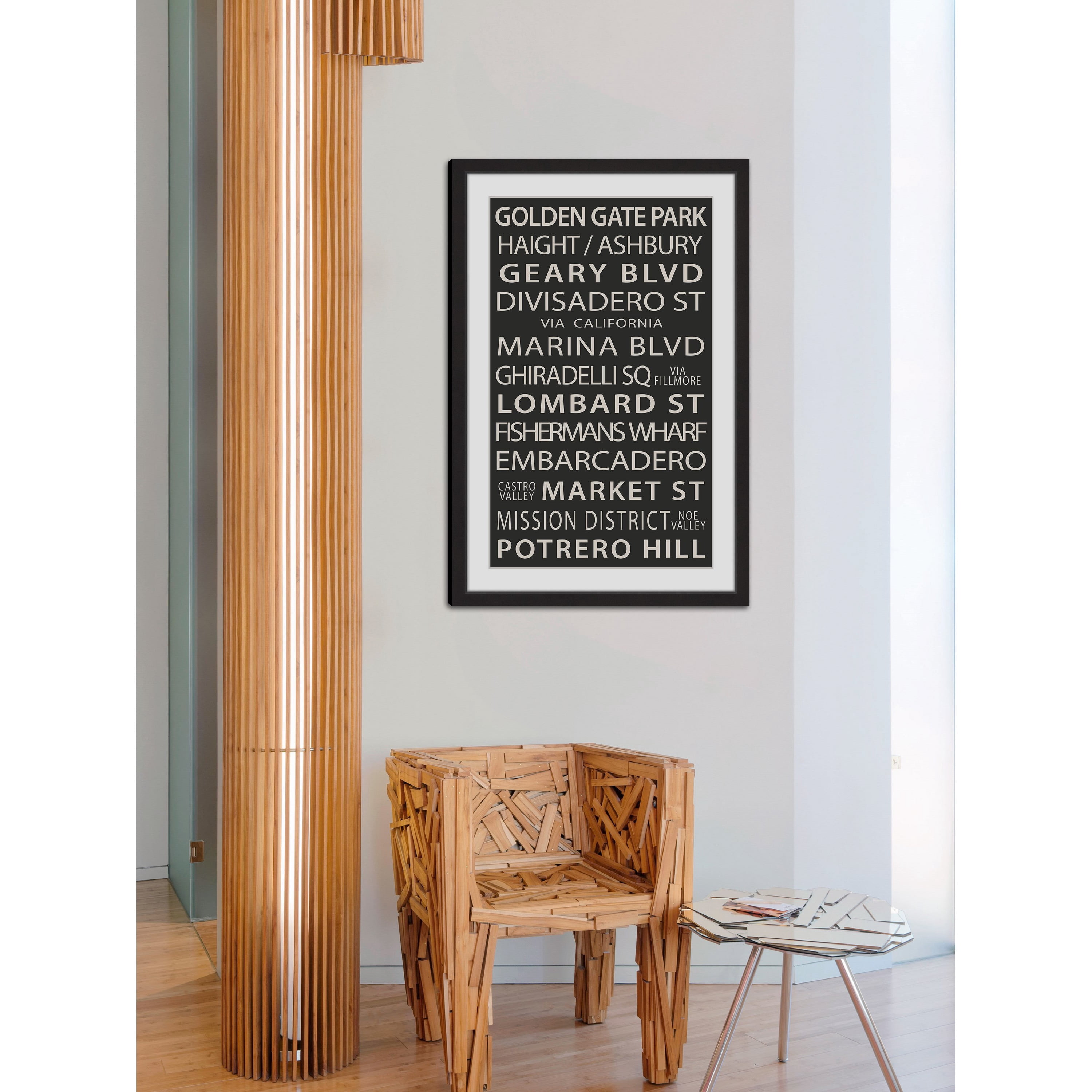 Golden Gate Park Framed Painting Print