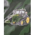thumbnail image 3 of John Deere Toddler Boys' Hooded Zip-Up Rain Jacket Green Yellow Camo, 3 of 7