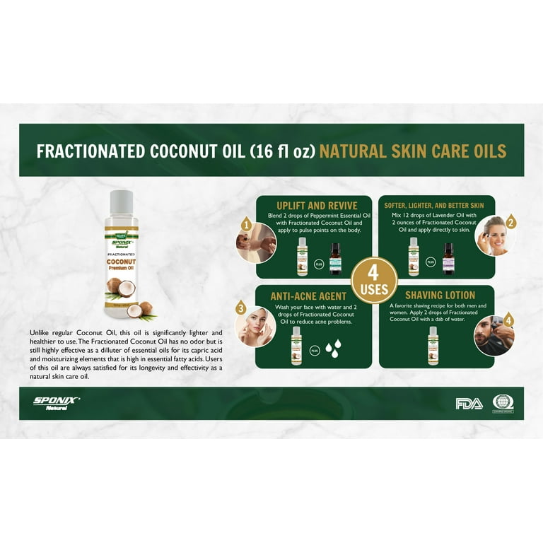 Fractionated Coconut Essential Oil Carrier Oil – The Essential Oil