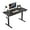 Black, variant on CubiCubi Electric Standing Desk, 48 x 24 Inches Height Adjustable Sit Stand Desk, Ergonomic Home Office Computer Workstation, Black