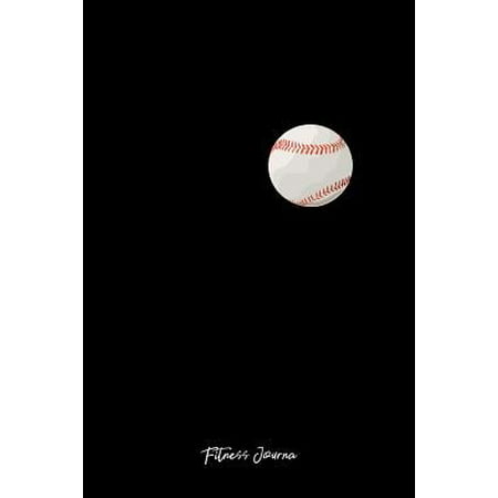 Fitness Journa: Dot Grid Gift Idea - Game Day Baseball Player Lover Fan Shirt Gift Fitness Journal - Black Dotted Diary, Planner, Grat (Best Gifts For A Baseball Fan)