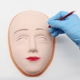 thumbnail image 1 of Cabeza de práctica de de silicona de soporte Modelo Almohadilla de práctica  Cabeza de Colco  cabeza facial, 1 of 8