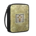 thumbnail image 2 of ZUXONGSY Cross Book Print Bible Case for Women Large Bible Cover Bag Church Bag Sturdy Bible Carrying Case with Handle Multifunctional Bible Protector, 2 of 6