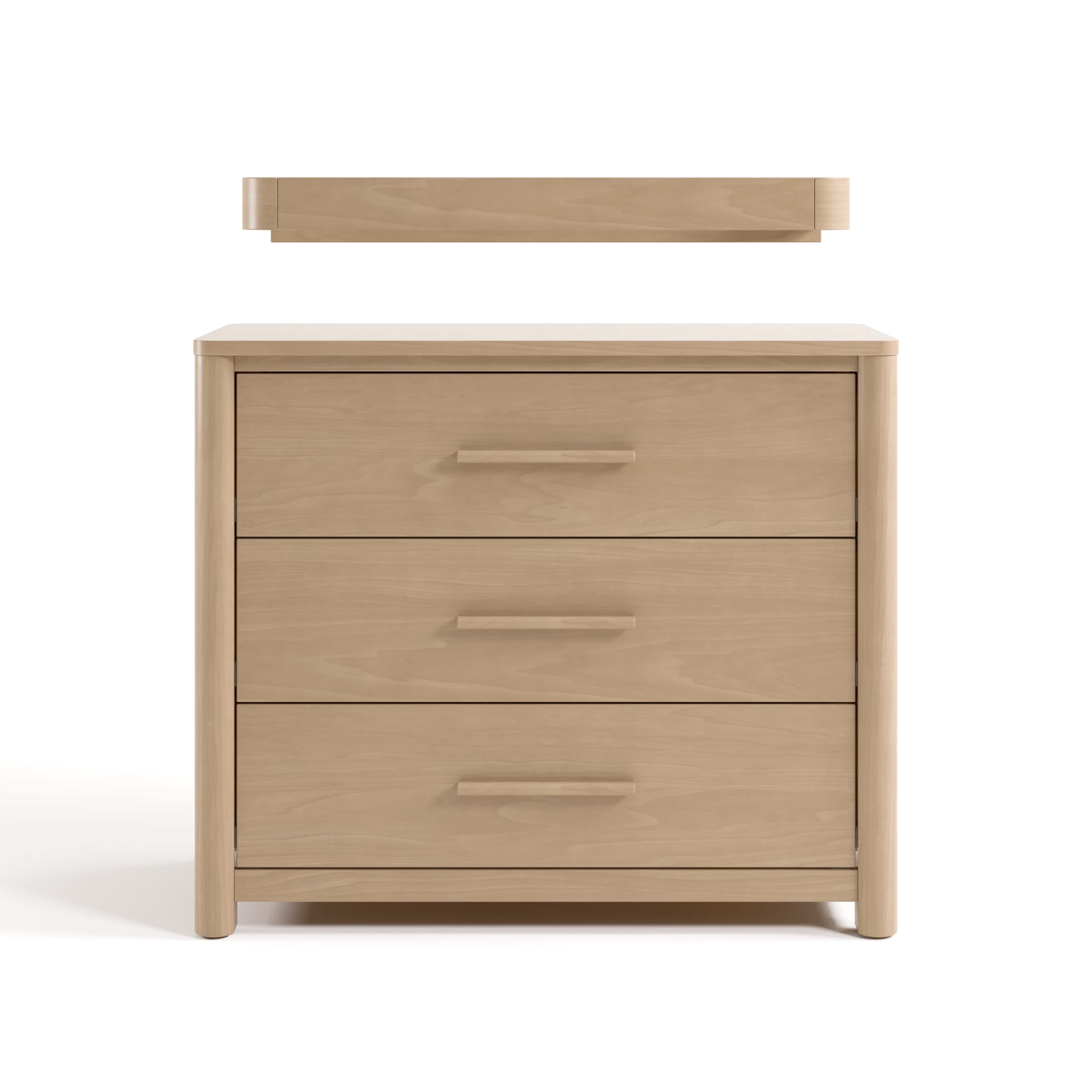 Art of Nursery by Storkcraft Malta 3 Drawer Chest with Removable Changing Topper - Driftwood