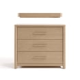 thumbnail image 3 of Art of Nursery by Storkcraft Malta 3 Drawer Chest with Removable Changing Topper - Driftwood, 3 of 12