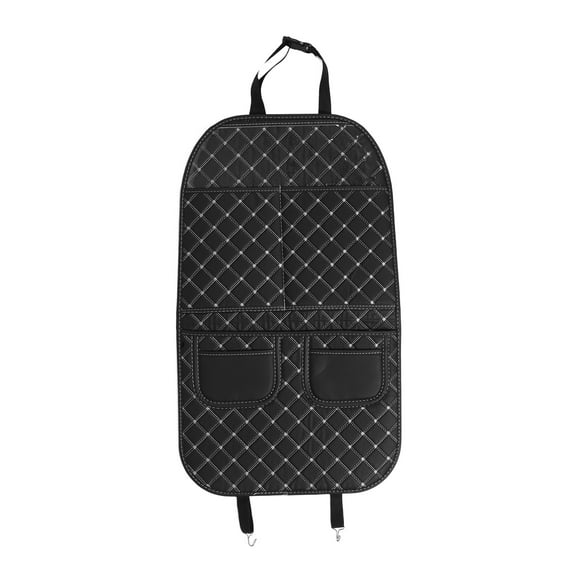 unbranded  Car Seat Anti-kick Pad Boot Organizer Back Protector for Kids Child Black