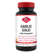 Olympian Labs Garlic Gold with Cinnamon Capsules, 30 Ct