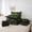 Green Black, variant on Erosebridal Damask Baroque Floral 7-Piece Twin Bedding Sets For Adult,Vintage Gothic Theme Bedding Comforter Set,Reversible black