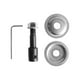 thumbnail image 1 of Eje de muela abrasiva Eje de extensión de amoladora Motor de pulido de acero Adaptador de eje para muela abrasiva Rueda de fibra Rueda de tela Rueda 5mm 85g, 1 of 8
