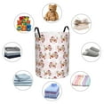 thumbnail image 3 of Lsque Dachshund Dog Puppy pattern Laundry Hamper Basket, Tall Woven Rope Hamper Basket for Clothes, Lightweight Storage Basket, Collapsible Waterproof-, 3 of 8