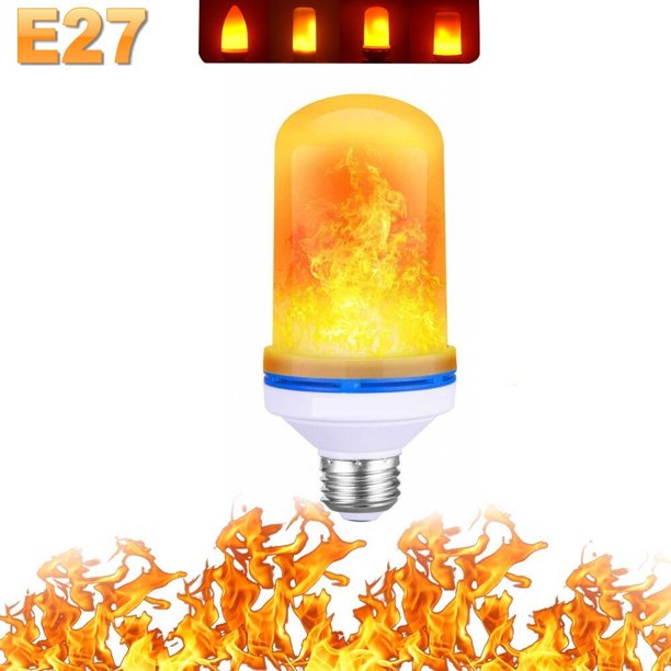 Bombillas LED de llama B22 E27, 4 modos de fiesta, efecto de llama, simulación de luces de fuego, Bombilla KTV, Festival, decoración de jardín