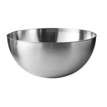 

1pc Household Food Grade Egg Bowl Stainless Steel Cooking Pot Mixing Bowl Silver