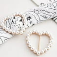 thumbnail image 5 of Scarf Ring Clip for Women,4 Pcs Shirt Tie Clips, Metal Round T-Shirt Tie Ring, Shirt Pearl Clips, Gold Scarf Pins and Clips, Buckle Clothing Ring Wrap Holder, 5 of 9