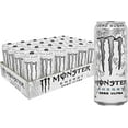 thumbnail image 1 of Monster Energy Zero Ultra, bebida energetica sin azucar, 16 onzas, paquete de 24, 1 of 10