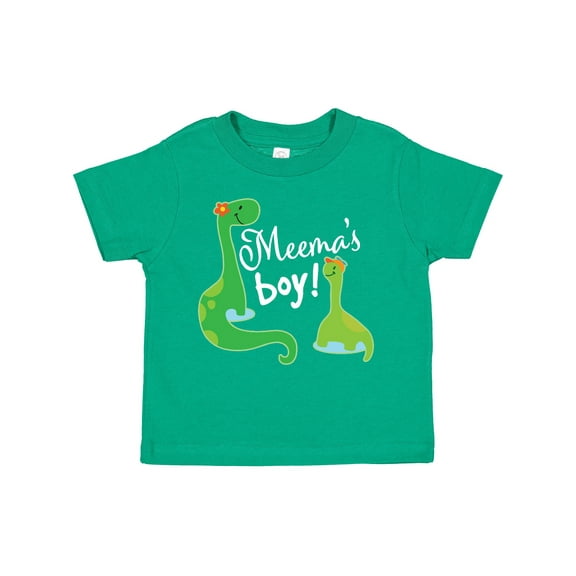Inktastic Meema Boy Grandson Dinosaur Boys Toddler T-Shirt