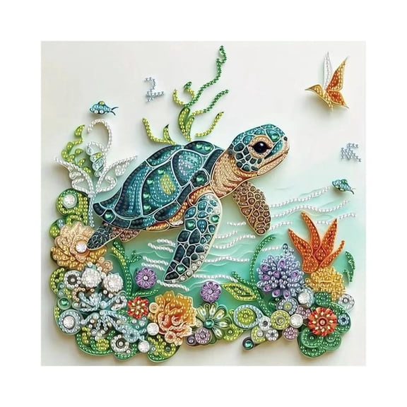 Diamond Art Arts And Crafts Diamond Dots For Adults Diamond Art Kits Sea Turtle Animal Special Shape Pearl Art Kits For Adults
