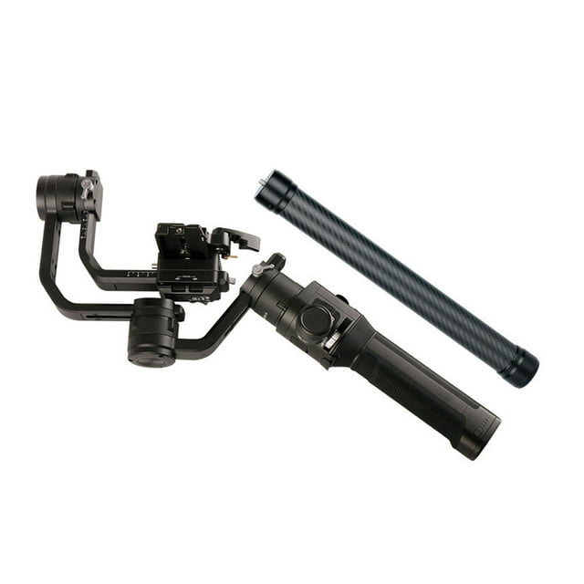 Methold Varilla de extensión estabilizadora de cámara con tornillo de 1/4 pulgadas fibra de carbono telescópica ajustable monopié poste Gimbal Accesorios para fotos