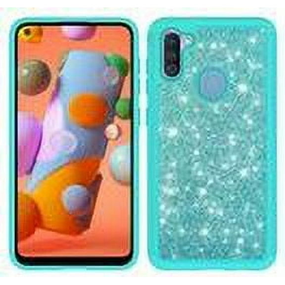 GSA Glitter Bling Candy Case for Samsung Galaxy A11 - Teal
