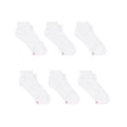 thumbnail image 3 of Hanes Women's Performance Ankle Socks, Cushioned, 6-Pairs White 5-9, 3 of 5