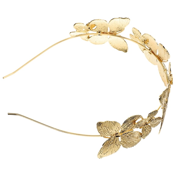 FRCOLOR  Bridal Woman Metal Butterfly Headband Bridesmaid Miss