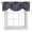 Blue, variant on Abstract Blue Gold Tie Up Valance Curtains for Windows, Kitchen Curtains Window Shades, Luxurious Traditional Flower Leaf Light Filtering Roman Curtain Valances for Bedroom/Bathroom/Cafe 60"x18"