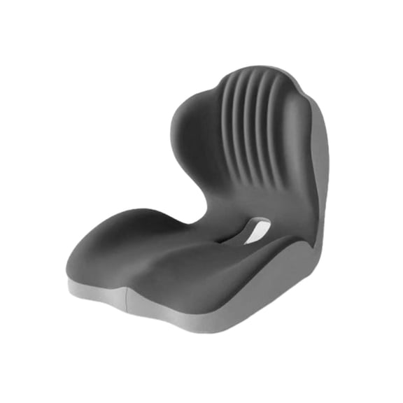 Ergonomic Seat Cushion Ergonomic Memory Foam Seat Cushion, L-Shaped Office Chair Cushion & Car Seat Cushion for Long Sitting, Lower Back Support Pillow for Office, Home, Driving
