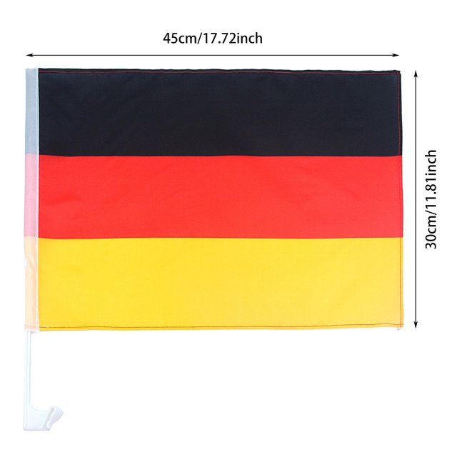 Ltdhehe European Football Championship Car Window Flag Event Banner For Vehicles High Visibility Car No Edges Licensed Design