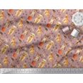 thumbnail image 3 of Soimoi Poly Georgette Fabric Footprint,Dog & Cat Animal Print Fabric by Yard 52 Inch Wide, 3 of 3