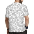 thumbnail image 2 of Wukai Snake Print Men's Short-Sleeved Mesh T-Shirt,Quick-Dry Short Sleeve Workout T-Shirt-Medium, 2 of 8