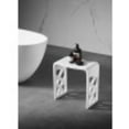 thumbnail image 2 of Kingston Brass KBSSA17916 Descanso Solid Surface Bathroom Stool, Matte White, 2 of 4