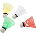 thumbnail image 1 of Volantes de colores variados ZHAOCHENG en tubo para bádminton paquete de 12, 1 of 5