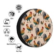 thumbnail image 4 of Naloa Rooster PVC Leather Spare Tire Wheel Cover for Car Truck SUV Camper Trailer Universal Fit many size15 inch, 4 of 6