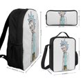 thumbnail image 2 of Rick and Morty Season Backpack Study Smart System Organized Bookbag with Brain Food Lunch Kit, 2 of 5