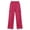 Hot Pink, variant on Girls Solid Pants Casual Fall Winter Fleece Lined Multi Pocket Elastic Waist Straight Leg Sweatpants