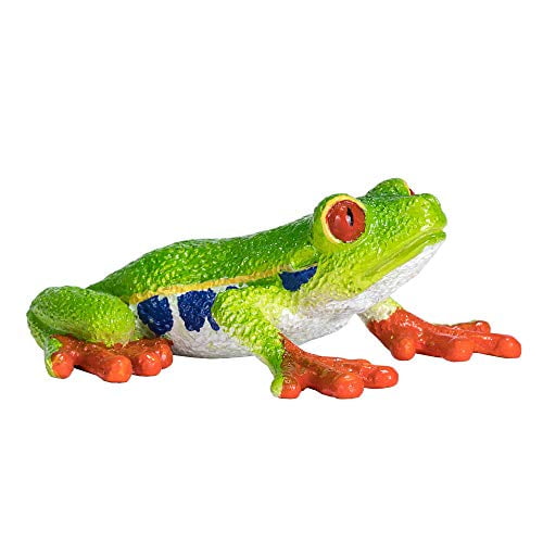 New Red-Eyed Tree Frog Small Plush Stuffed Green Red Animal Toy Wildlife Artists 