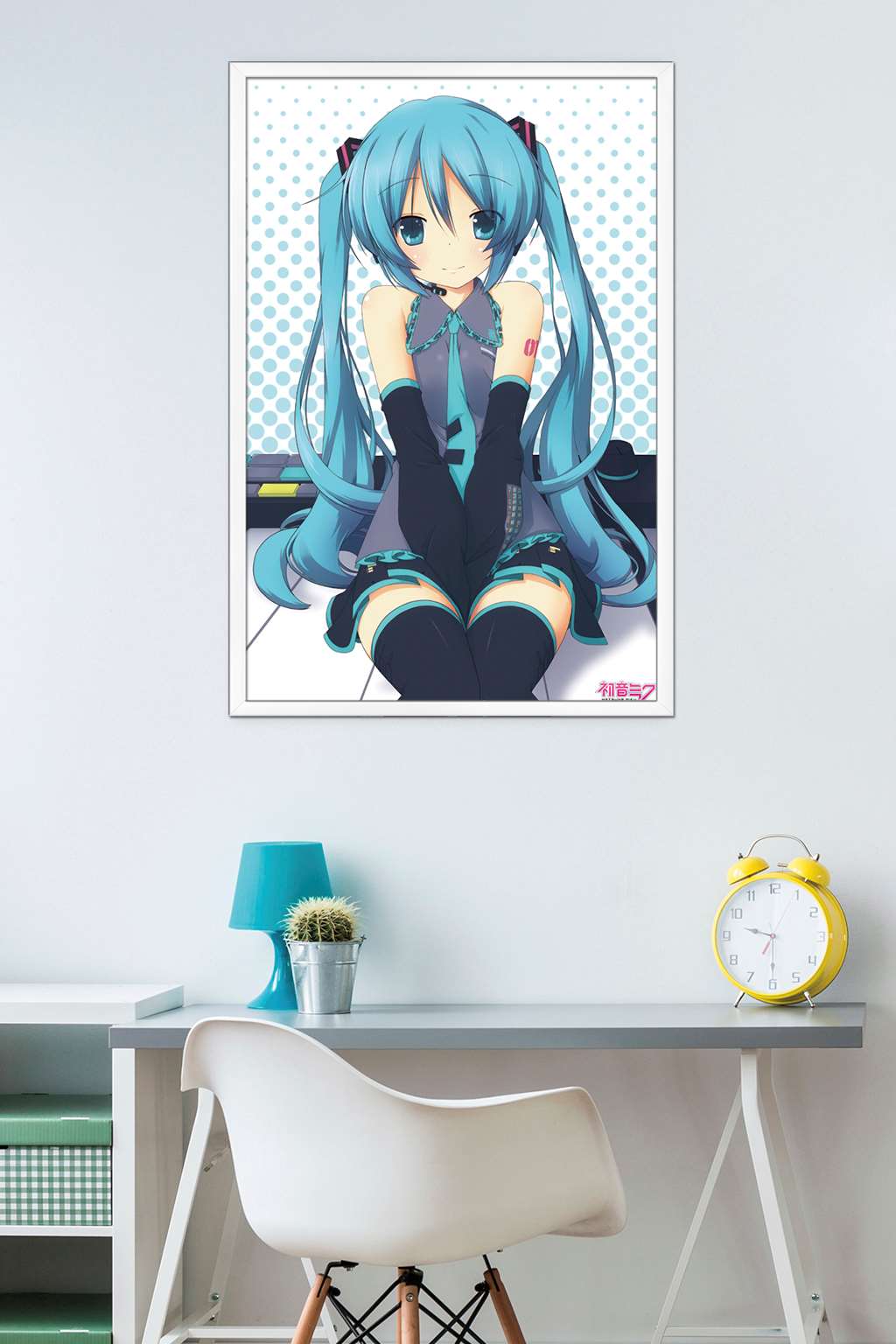 Hatsune Miku - Keys Wall Poster, 22.375" x 34", Framed