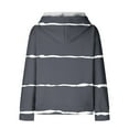 thumbnail image 5 of Football Print Waffle Hoodie for Women,Womens Jacquard Drawstring Ribbed Knit Pullover Hoodie Fall Oversized Waffle Striped Sweatshirts Long Sleeve Loose Hood Sweater Tops, 5 of 7