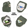 thumbnail image 5 of JIALIOU Mini Backpack Purse for Women Quilted Casual Daypack Small Travel Shoulder Bag, Army Green, 5 of 7