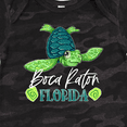 thumbnail image 4 of Inktastic Boca Raton, Florida Happy Sea Turtle Boys or Girls Baby Bodysuit, 4 of 5